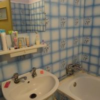 広いけど古い。シャワーフックがなくて使いづらかったです。