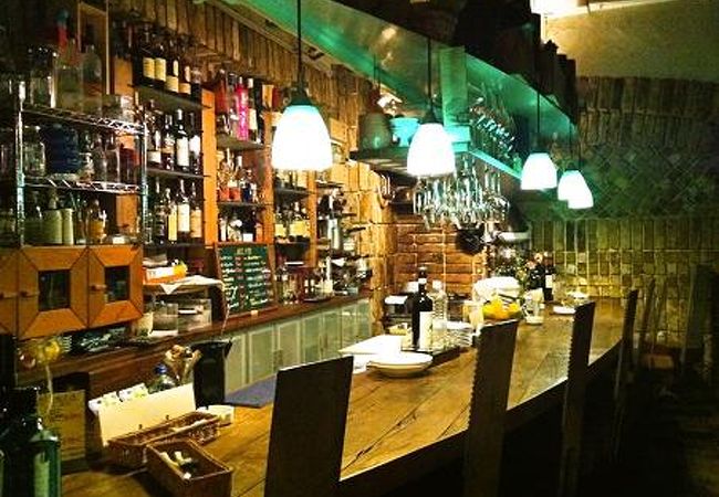 隠れ家のようなBar