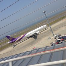 飛行機の離発着