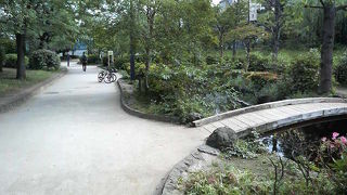 錦糸町駅近くからスカイツリー付近まで続く公園