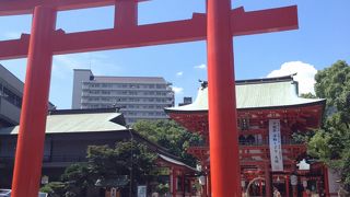 三宮駅近くの神社