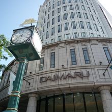 北東の時計と大丸神戸店