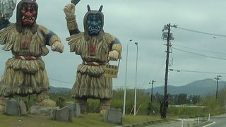 なまはげがお出迎え