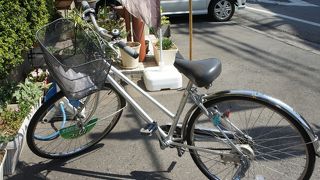 前橋駅の西へ出ると自転車駐輪場があって