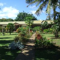 中庭もよく整備されてます。