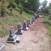 八十八か所巡礼路の様子