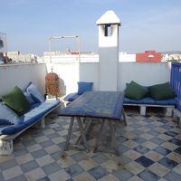 古いけれど寛げるテラス