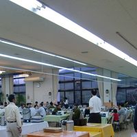 夕食会場