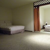 ピンぼけしていますがベッドエリアです