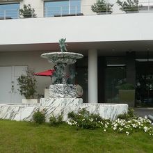 玄関のアプローチ