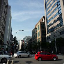 ブランドショップが多い