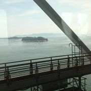 瀬戸内海を横断できる電車