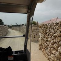 カートで敷地内を移動！