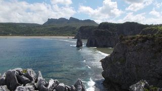 沖縄島最北端の地