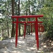 川沿いの高台に有って、頂上には、神社も有る、そんな場所です。鳥居をくぐって暫く、登る事が必要ですが、おすすめの写真撮影のスポットでも有ります。ぜ