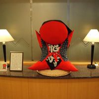 フロントにあったさるぼぼ