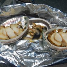 試食用の鮑です。（２人分）