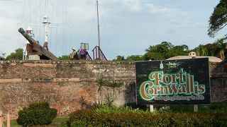 英領遺跡のマレーシア最大の砦