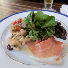 前菜の盛り合わせ（パスタランチ）