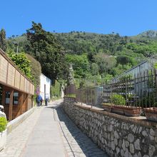 アナカプリの道路