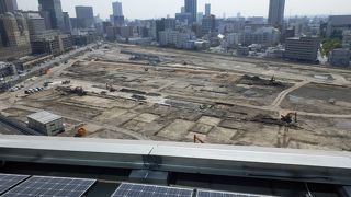 ＪＲ大阪駅の北にあった広大な貨物駅跡