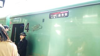 サービス満点！車窓も素晴らしい♪