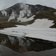 一応、逆さ旭岳