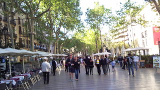 楽しく明るく賑やかな通り