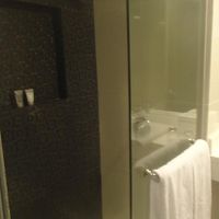 DLXの部屋はシャワーのみでバスタブはありません