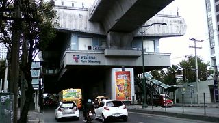 バンコクの下町のような雰囲気で、有名な市場があります。