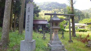 毛利元就の木像がご神体として祀られているそうです