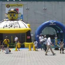 子供たちが楽しめるこんなエリアもありました