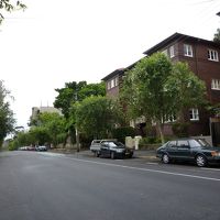 ホテル前の通り