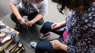 シューズ試着