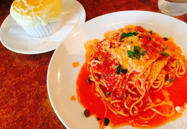 ランチはかなりボリューム有り