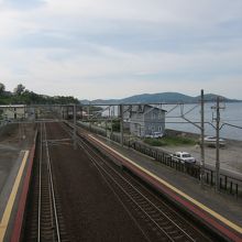 朝里駅