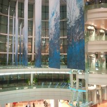 第２ターミナルの吹き抜け