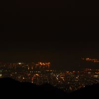 屋上テラスからの神戸の夜景