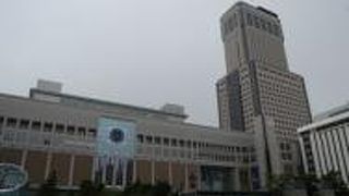 札幌の街を一望しながら、ランチタイム