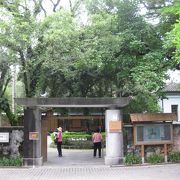 日本統治時代の建物と庭が残っています。なんとなく懐かしい気がする記念館です。