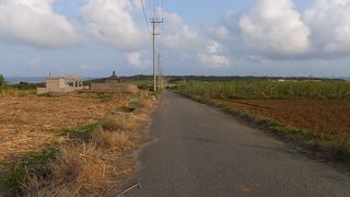離島なのに北海道的広がりのある道
