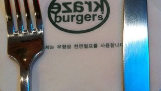 韓国人推奨のハンバーガー