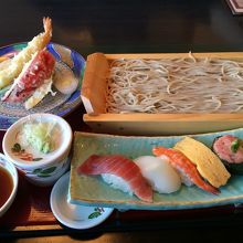 天ざる寿司セット