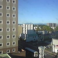 部屋の窓からの景色