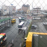 部屋の窓からの景色