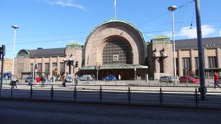 ヘルシンキの街中の中心です