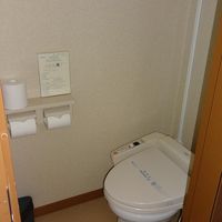 トイレは少し暗めだけど清潔で問題なし