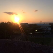 黒島展望台から見た“夕陽”