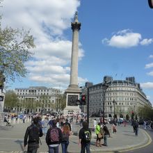 トラファルガー広場前