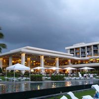 夕方になるとだいたい雲が出てきます。